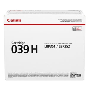 Canon Original 039H Black High Capacity Toner Cartridge (0288C001)