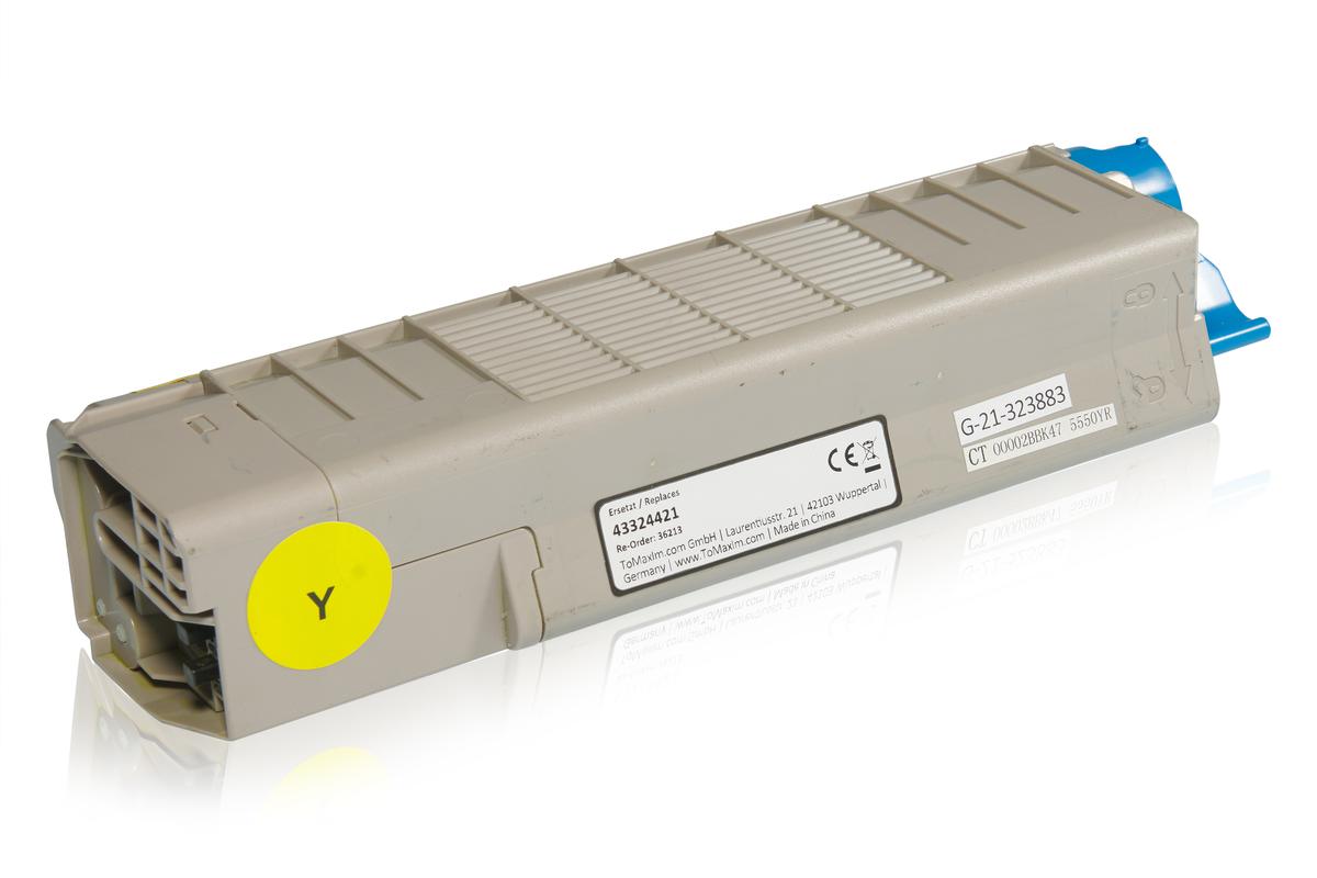 Compatible Oki 43324421 Yellow Toner Cartridge