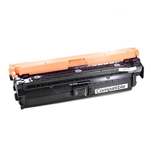 Compatible HP 650A Black Laser Toner Cartridge (CE270A)