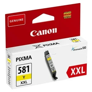 Canon Original CLI-581YXL Yellow Extra High Capacity Ink Cartridge (1997C001)