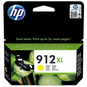 HP 912XL Original Yellow High Capacity Inkjet Cartridge (3YL83AE)