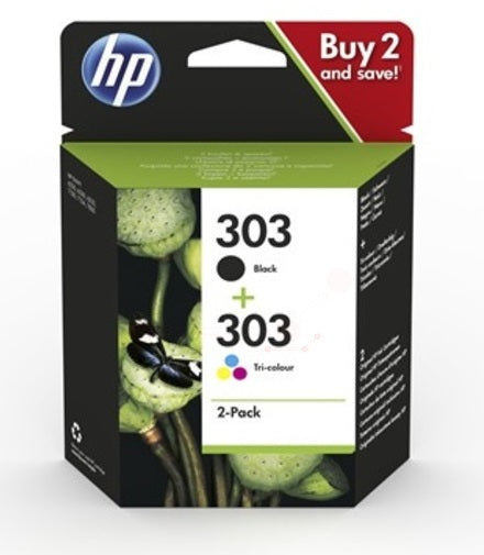 HP 303 Original Black & Tri-Colour Ink Cartridge Multipack (3YM92AE)