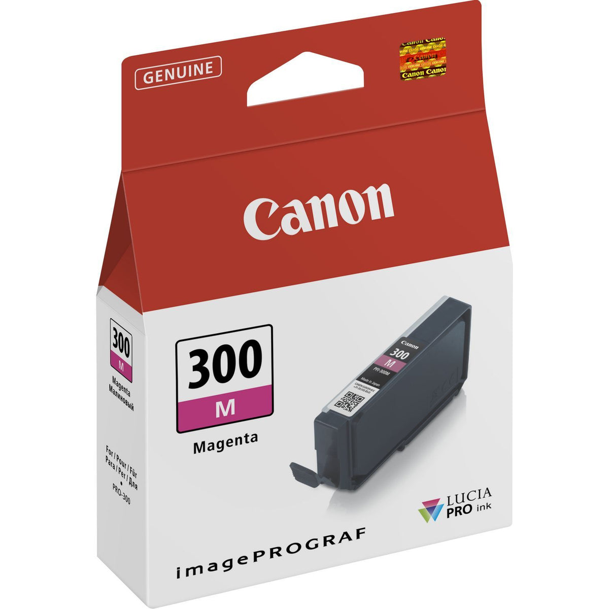 Canon Original PFI-300M Magenta Ink Cartridge 4195C001