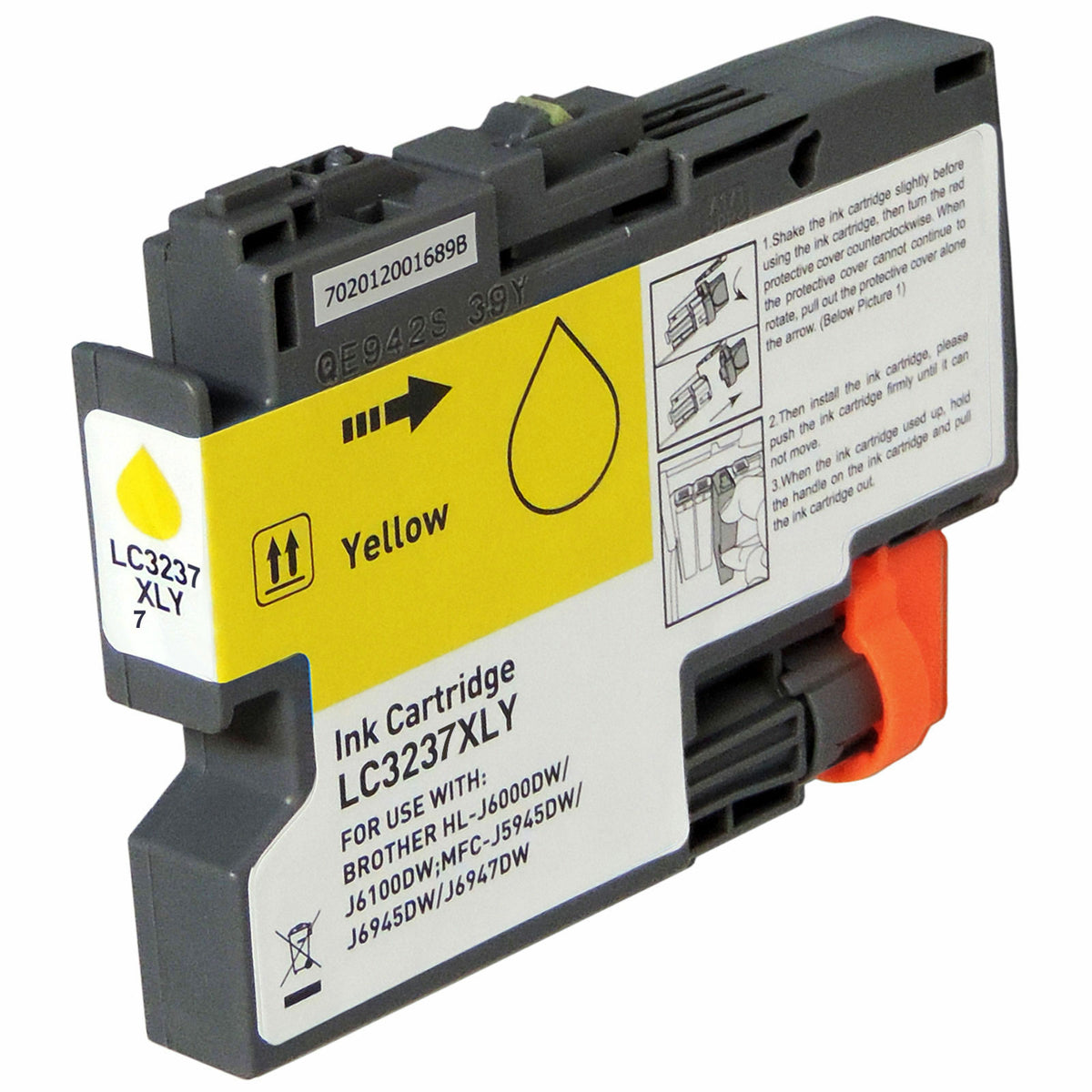 Brother Compatible LC3237XL-Y Yellow Ink Cartridge