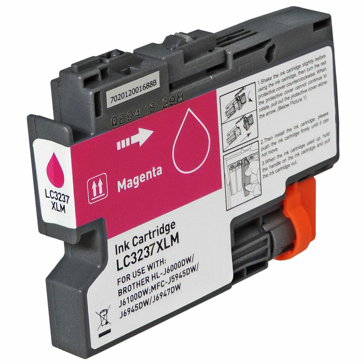 Brother Compatible LC3237XL-M Magenta Ink Cartridge