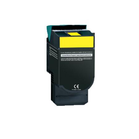 Compatible Yellow Lexmark C540H2YG High Capacity Toner Cartridge