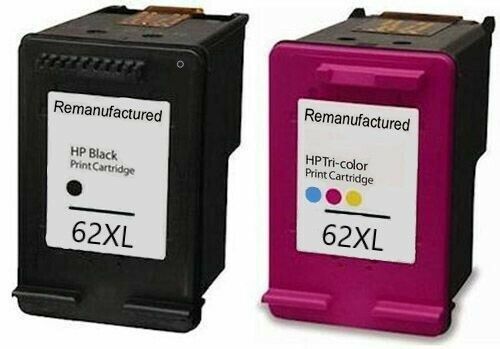 HP 62XL Remanufactured Black Colour Ink Cartridge Set