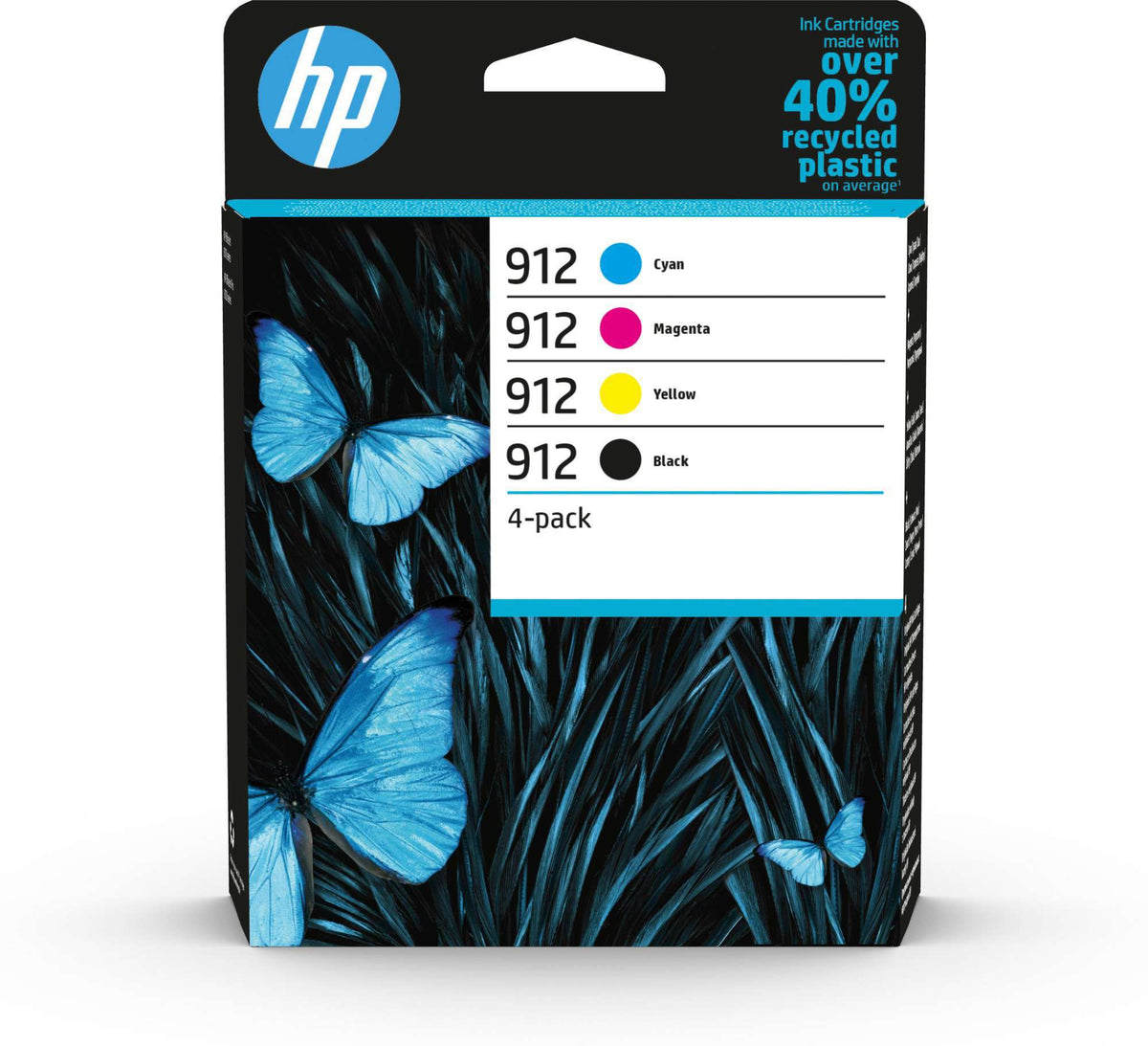 HP 912 Original Combo Pack Of 4 Ink Cartridges 6ZC74AE