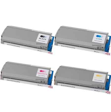 Compatible Multipack Oki 41963008/05 Full Set Toner Cartridges (4 Pack)