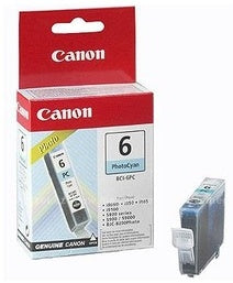 Canon Original BCI-6PC Photo Cyan Ink Cartridge (4709A002)