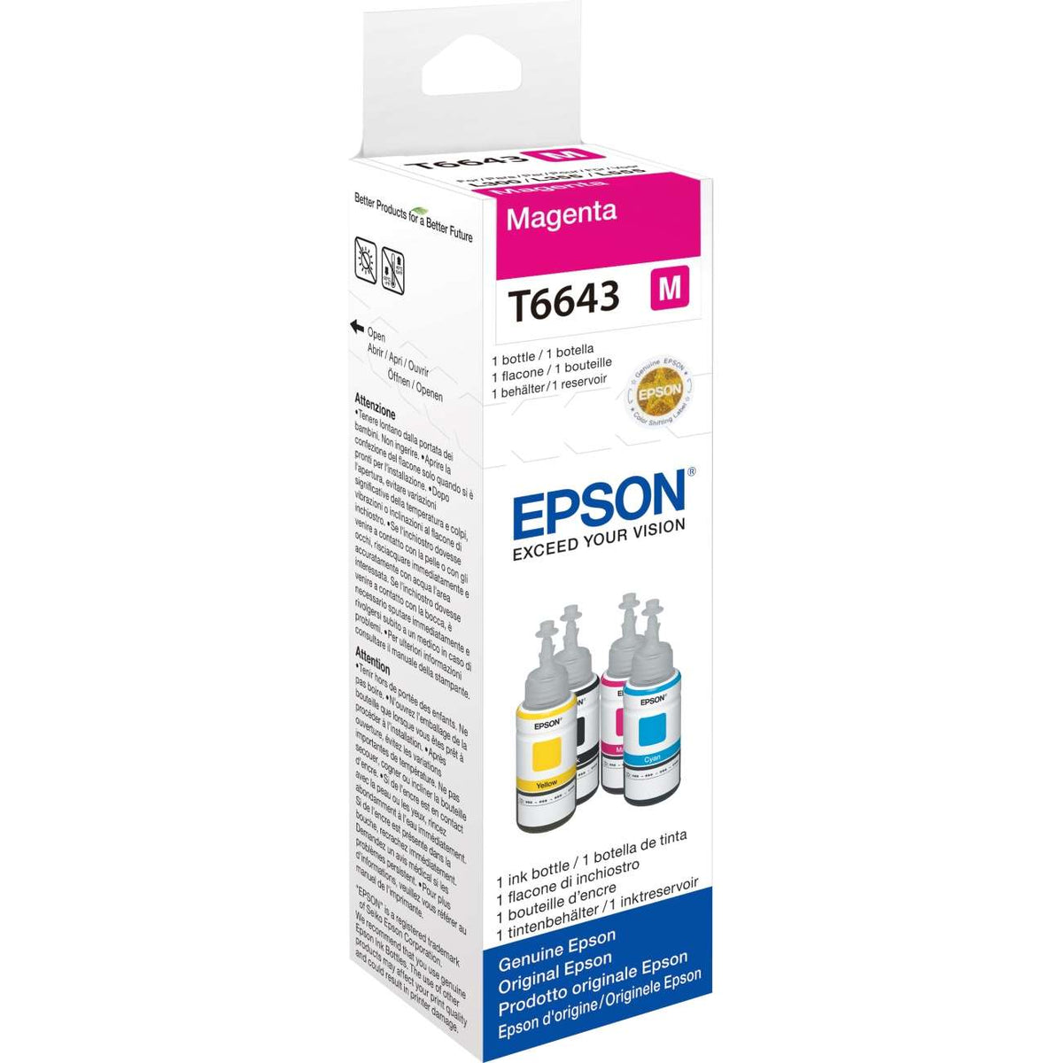 Epson Original T6643 Magenta Ink Bottle