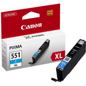 Canon Original CLI-551CXL Cyan High Capacity Ink Cartridge (6444B001)