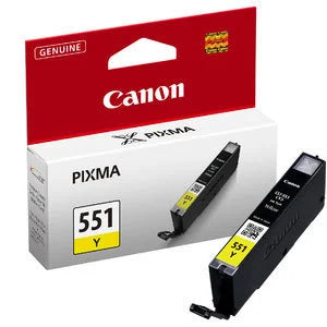 Canon Original CLI-551Y Yellow Ink Cartridge (6511B001)