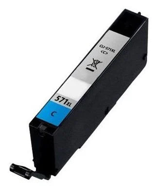 Canon Compatible CLI-571C XL High Capacity Cyan Ink Cartridge