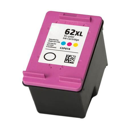 HP Remanufactured 62XL (C2P07AE) Colour High Capacity Ink Cartridge