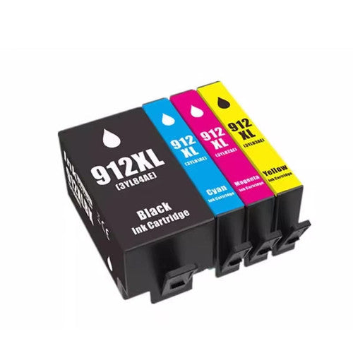 HP 912XL Compatible High Capacity 4 Colour Ink Cartridge Multipack 3YP34AE