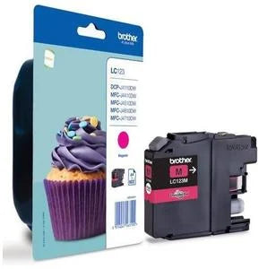 Brother Original LC123M Magenta Ink Cartridge