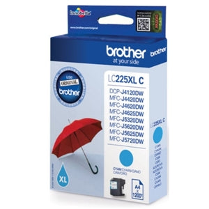 Brother Original LC225XLC Cyan Ink Cartridge