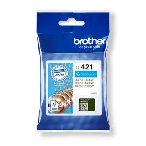 Brother Original LC421C Cyan Ink Cartridge