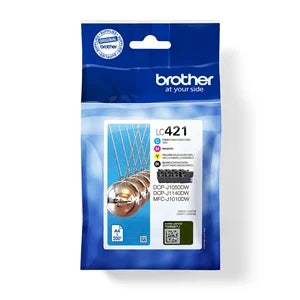 Brother Original LC421VAL Ink Cartridge Set (4)