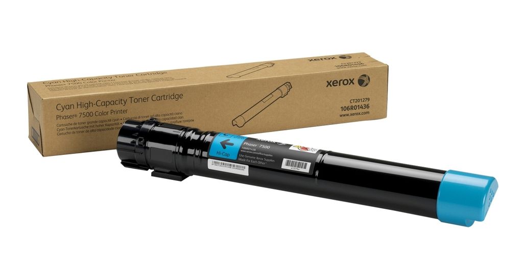 Xerox 106R01436 High Capacity Cyan Toner Cartridge