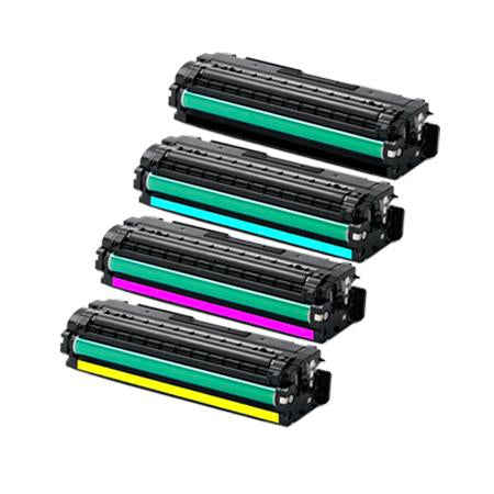 Samsung CLT-K/Y506L Compatible BK/C/M/Y Toner Cartridge Set