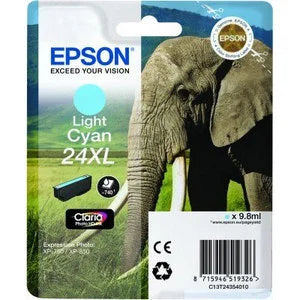 Epson Original 24XL Light Cyan High Capacity Ink Cartridge (T2435)