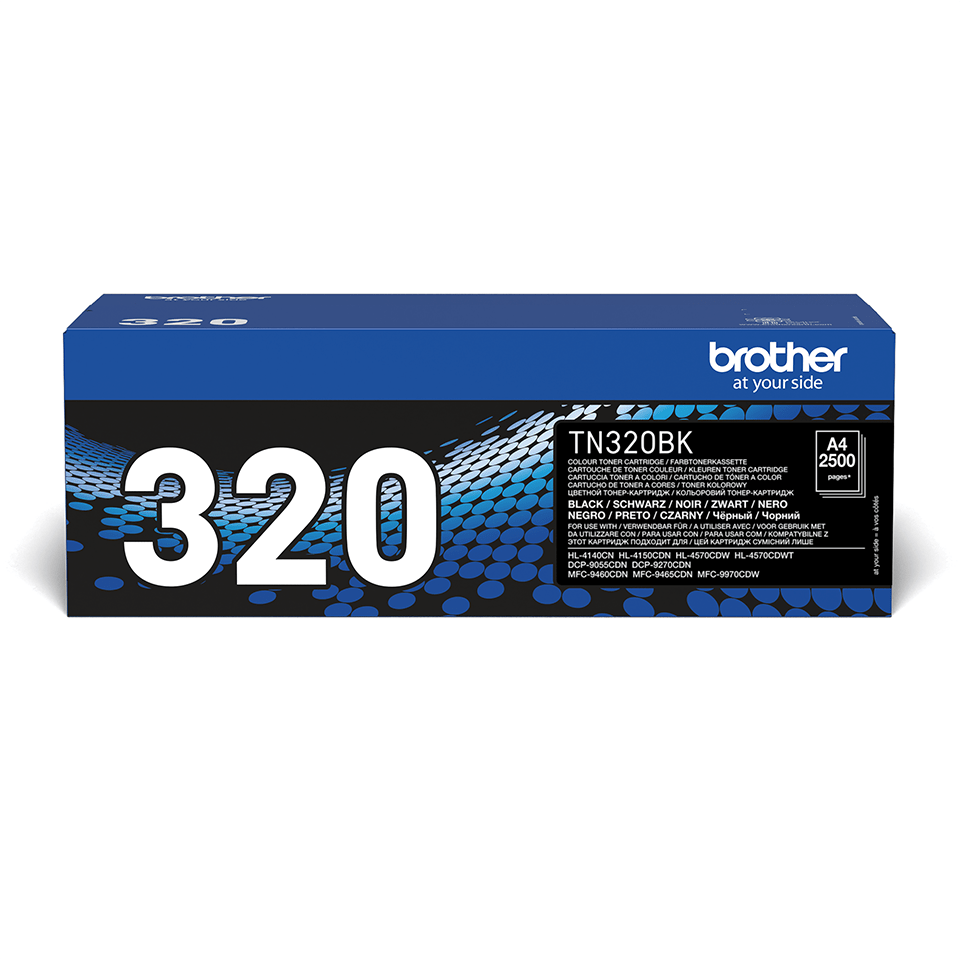 Brother Original TN320BK Black Toner Cartridge TN-320BK