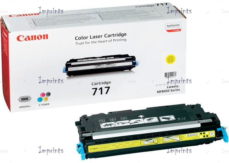 Original Canon Original 717Y Yellow Toner Cartridge (2575B002AA)