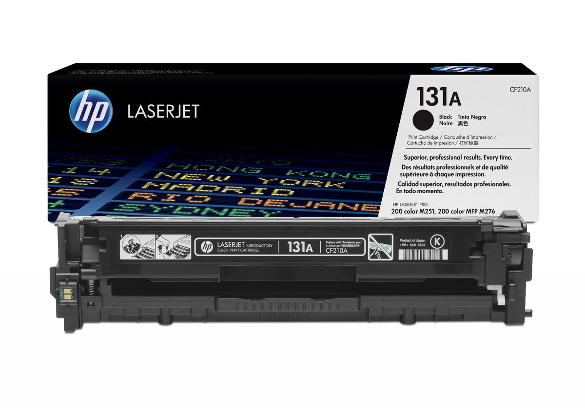 Original HP CF210A Black Toner Cartridge (131A)