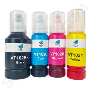 Compatible Epson 102 4 Colour Ink Bottle Multipack