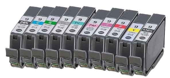 Compatible Canon PGI-9 Colour Ink Cartridge Multipack (10)